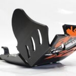 AXP Xtrem HDPE Skid Plate Black KTM EXCF250/EXCF350 17-23