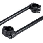 Handlebar Clip-on Black Aluminum 22mm (7/8") 41mm (1set)