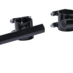 Clip-on Black coated Steel 22mm (7/8") 33mm (1set)