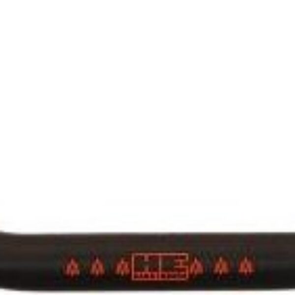 CFR Hard enduro handlebar 3”-76mm Rise Black/Orange
