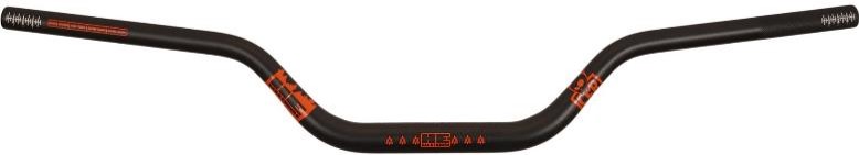 CFR Hard enduro handlebar 3”-76mm Rise Black/Orange