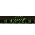 CFR Misfit Handlebar Narrow 1/2" 7/8 Black/Green