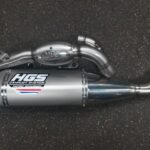 HGS Exhaust system 4T Complete Grey Titanium Steel EXC250F FE250 EC250F 24-