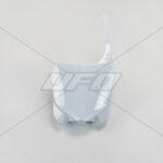 UFO Front number plate CRF250R 14-17 / CRF450 13-16 White 041