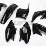UFO Plastic kit 5-parts Black CR125/250 02-03