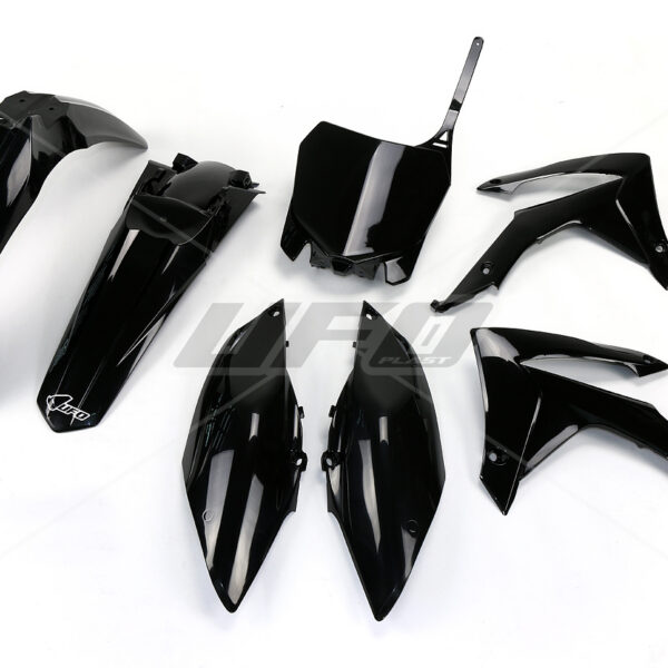 UFO Plastic kit 5-parts Black CRF450 13-16 CRF250 14-