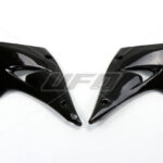 UFO Radiator cover KX125-250 03-08 Black 001
