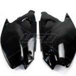 UFO Side number plates KX125/250 03- Black 001