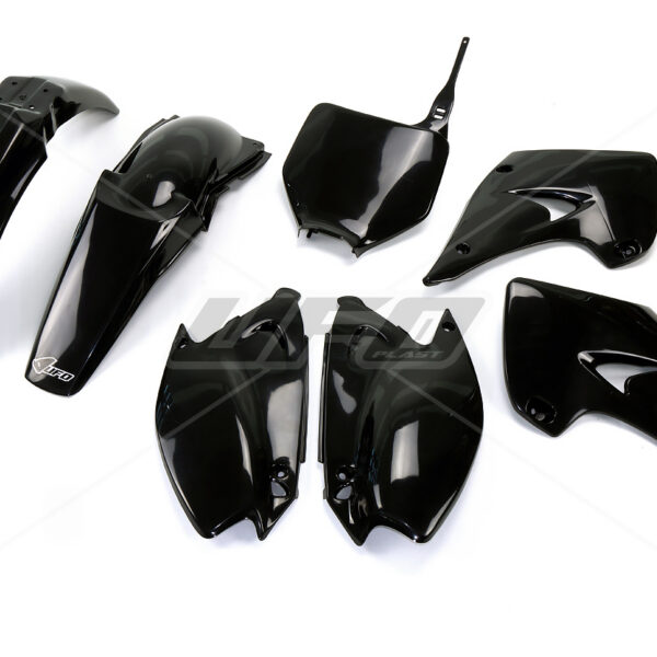 UFO Plastic kit 5-parts Black KX125/250 03-04