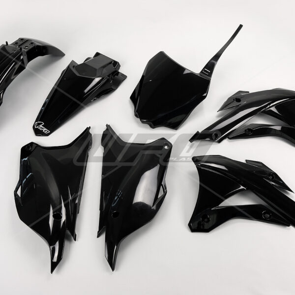 UFO Plastic kit 5-parts Black KX85 14-21