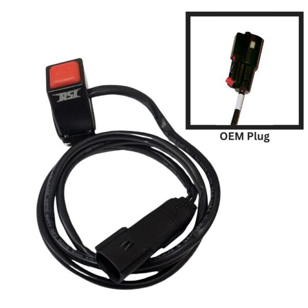 RSI Kill switch (OEM connector) Black anodized Arctic Cat Catalyst