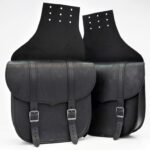 Saddlebag Set Throw Over Black