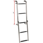 OS LADDER S/S 5 STEP (LONG BASE)
