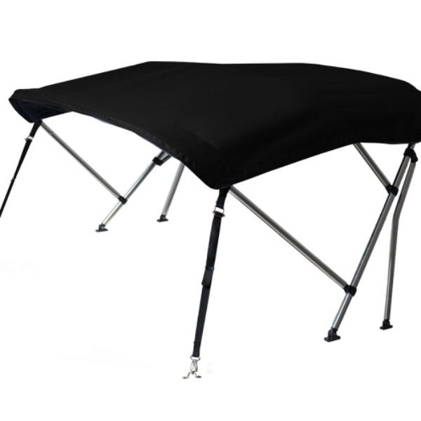 OS WHITEWATER PRO BIMINI 1.5 - 1.7M BLACK SUNBRELLA