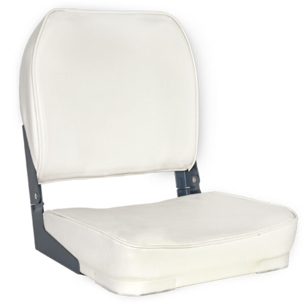 OS DELUXE FOLD DOWN SEAT UPHOLSTERED WHITE