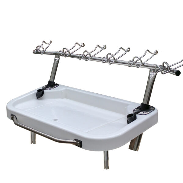 OS BAIT BOARD X-LARGE - PLUG IN MOUNT - DELUXE STAINLESS KIT