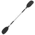 OS KAYAK PADDLE 2 PCE - ASYMMETRIC BLADES 2170mm BLACK