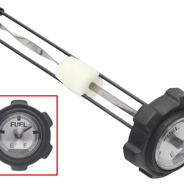 Sno-X Fuel tank cap with gauge 240mm Lynx/Ockelbo/Polaris