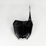 UFO Front number plate RM-Z250 10-18 RM-Z450 08-17 Black 001