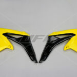 UFO Radiator covers RM-Z450 09-17 Yellow/black 102