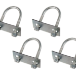 Bronco Universal mounting set U-form (4pcs)