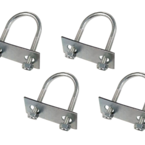 Bronco Universal mounting set U-form (4pcs)