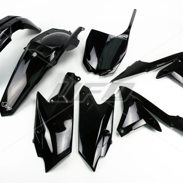 UFO Plastic kit 5-parts Black YZF250/450 2014-2018
