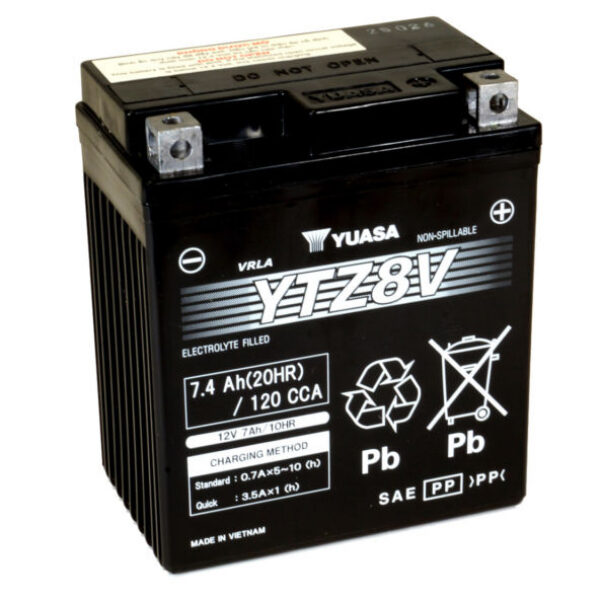 Yuasa BatteryYTZ8V (wc) factory activated (10)