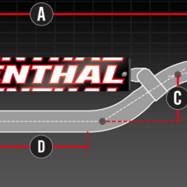Renthal Handlebar 611 XR70R/CRF70 Playbike 110cc Black