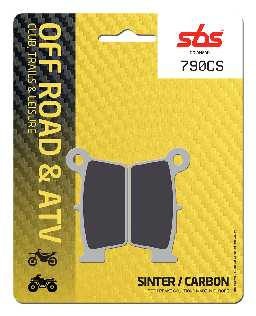 Sbs Brakepads Carbon Silver
