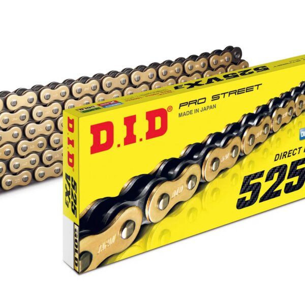 D.I.D 525VX3 G&B Chain+Connecting link rivet type (ZJ)