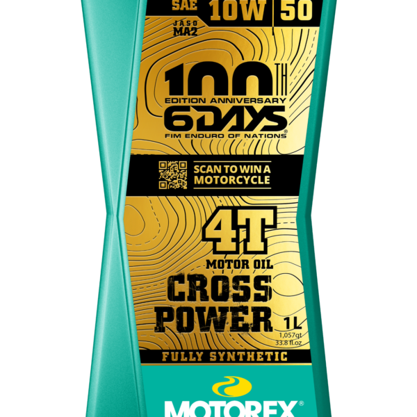 Motorex Cross Power 4T 10W/50 LTD 6DAYS 1L (10)