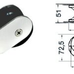155x51-mm S.S. stemhead roller