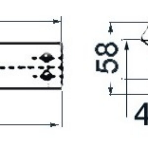 393x52-mm S.S. stemhead roller