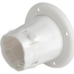 white PVC cable grommet Package 5 KPL