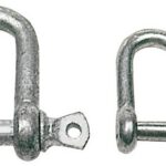 D-Shackle galvanized 10mm