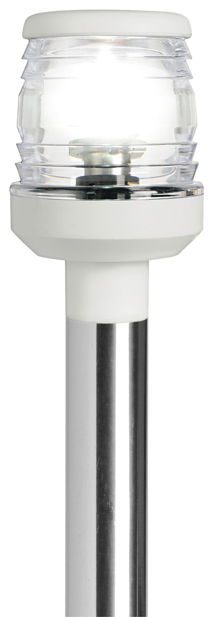 SS light pole 100 cm w/SS light 360°