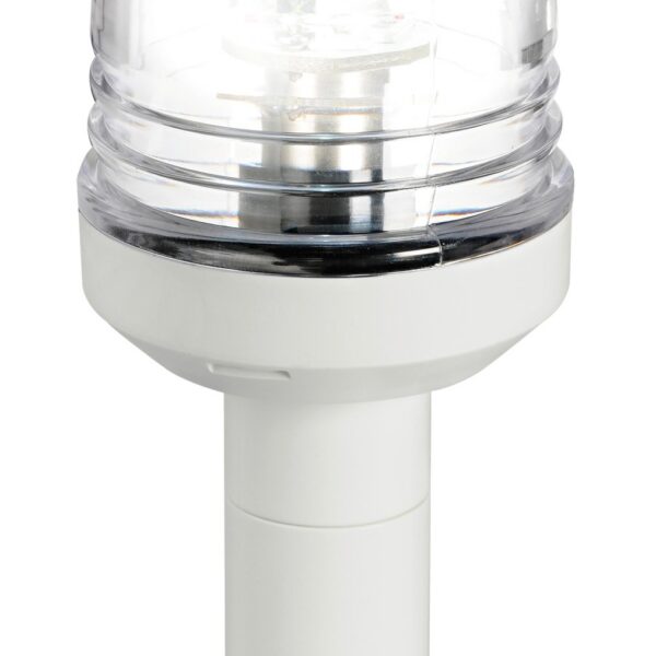 Classic 360° LED mast headlight white base