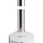 Wall-mounting white combined lightpole 100 cm