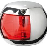 Classic 12 navigation light SS - red