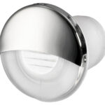 Recess fit LED courtesy light round white