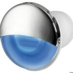 Recess fit LED courtesy light round blue
