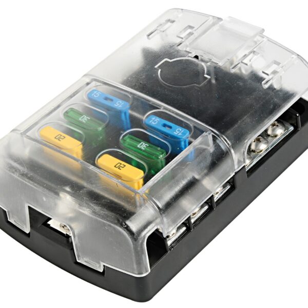Polycarbonate fuse holder box