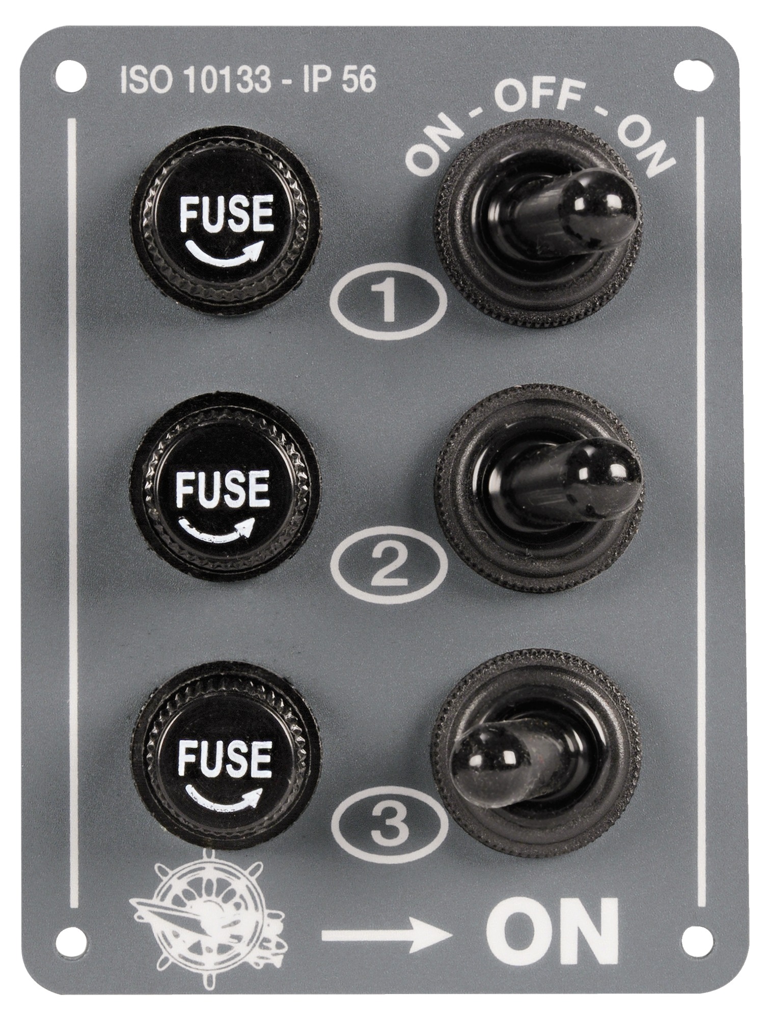3 switches panel