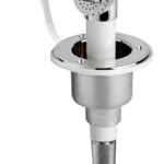 push button shower 2.5m chr.