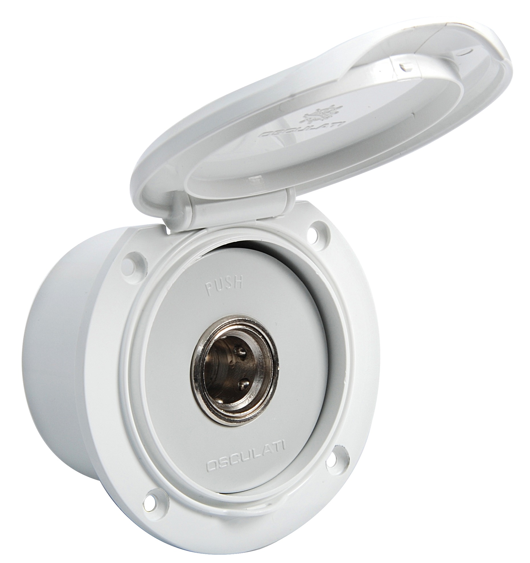 Osculati Classic Evo white water plug for deck washing