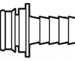 hose connector straight Ø 14mm