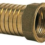 Hose adaptor female 1/4" x 10mm (brass)
