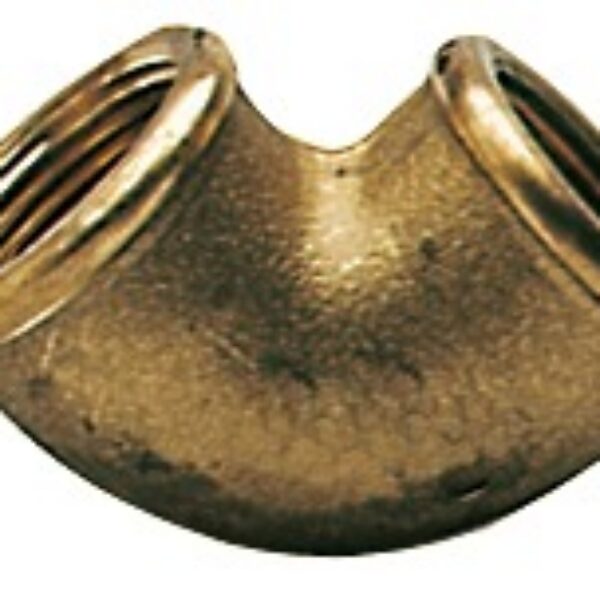 Brass elbow 90° female/female 3/8