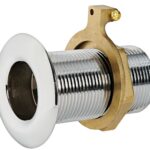 sea cock chromed brass 1/2